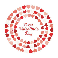 Celebrate valentine's day with a beautiful heart wreath