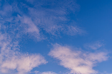 青空に集合する雲