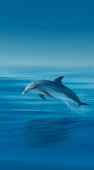 dolphin jumping out of water