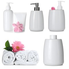 set of cosmetic products