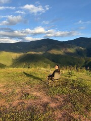 horse on the mountain