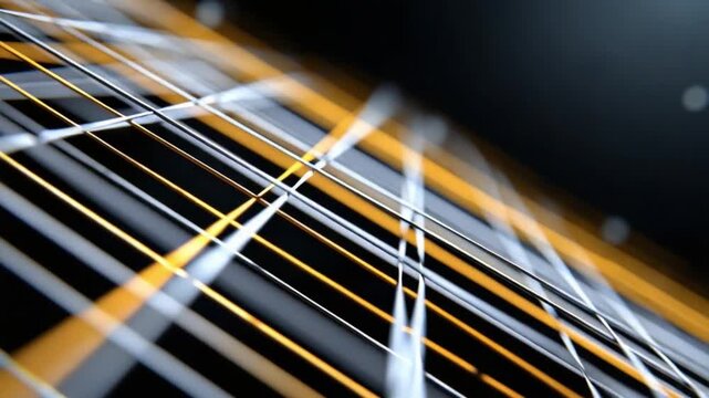 Illuminating Pathways: A captivating abstract composition of luminous lines and streaks in dynamic motion, suggestive of connectivity and innovation, set against a dark backdrop.