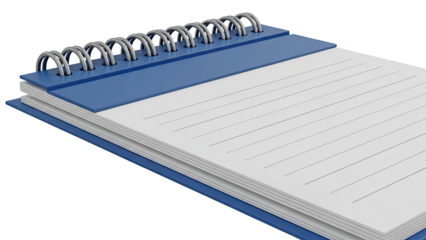 Blue Spiral Bound Notebook