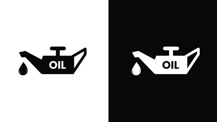 Automotive Service Icon Bundle- Car Maintenance Oil Change Symbols and Eco-Friendly Vehicle Vector Graphics