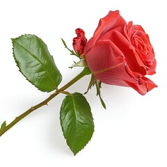 Captivating bloom coral rose floral still life indoor setting close-up view beauty concept for nature enthusiasts