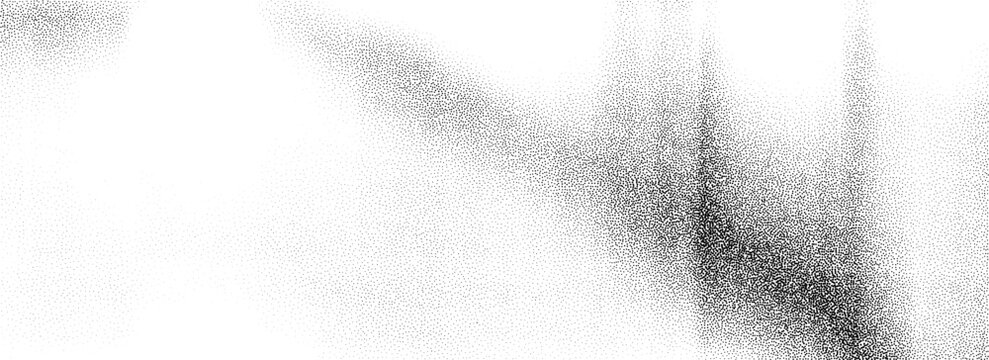 Grunge noise grain texture. Stippled grunge background. Aged dotted degraded distress overlay. Glitched rasterized photocopy effect backdrop. Sand dust particle wallpaper. Vector worn weathered paper