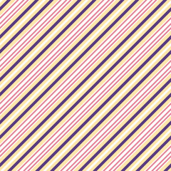 Obraz premium Contemporary Diagonal Stripes in Sunflower Seed and Kingfisher Daisy Vector Background