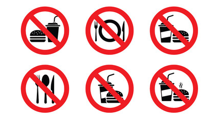 No eating or drinking allowed signs prohibited