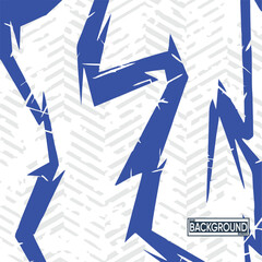 Dynamic Jagged Blue Shapes Abstract Background