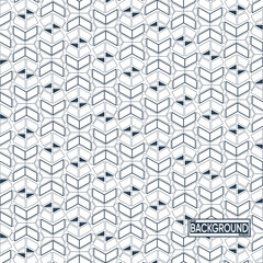 Seamless Abstract Geometric Pattern with Chevron Shapes