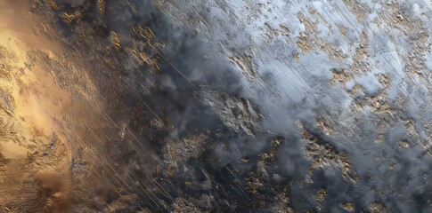 Abstract textured background with warm and cool tones creating a dynamic visual effect.