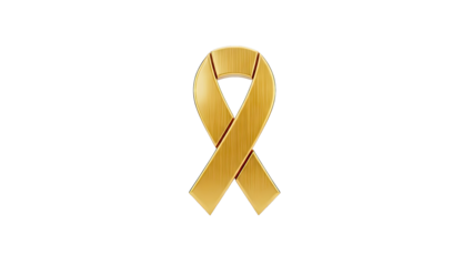 Golden Awareness Ribbon