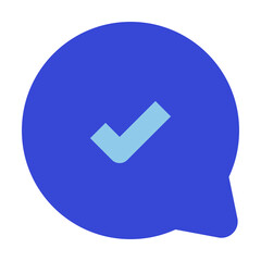 chat bluetone icon set