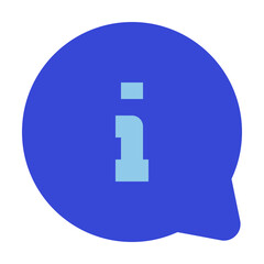 chat bluetone icon set