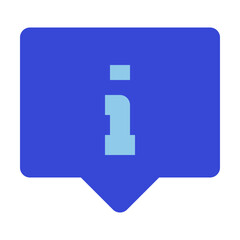 chat bluetone icon set