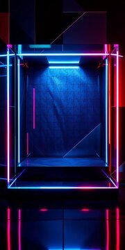 Abstract geometry frames a cryptic puzzle box, a challenge awaits ,  cryptex,  discovery