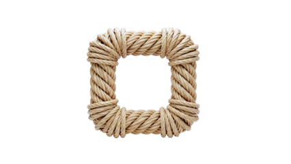 Square Woven Rope Frame