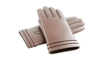 Brown Leather Gloves
