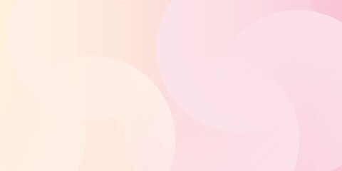 Abstract pink background. Minimalist banner background, pastel colorful, pink and yellow gradations. Circle effect style geometric, Modern circle lines pattern.