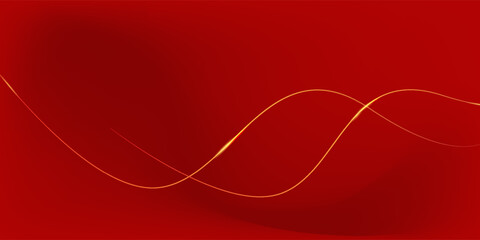 Abstract background design modern red and gold geometric elements vector illustration