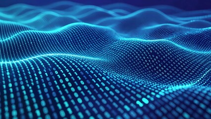 Abstract digital background design features futuristic wave patterns in visual graphics