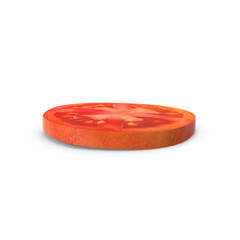 tomato slice isolated on transparent background
