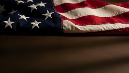 Celebrating national freedom day under the american flag