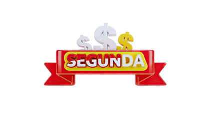 Segunda Discount Sign with Dollar Signs