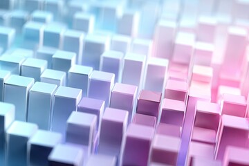 Abstract data Infographic background, geometric grid pattern, subtle color gradient, clean digital texture, minimalist, high-resolution, 3D render,