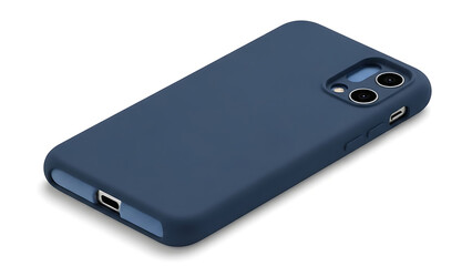 Blue Smartphone Silicone Protective Case.