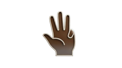 Three Fingers Raised Icon