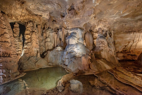 Rimstone Dams in Cave Without A Name, Boerne, Texas