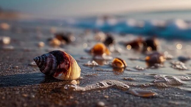 shells on the sand