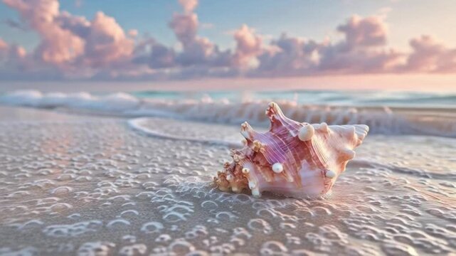 seashell on the beach