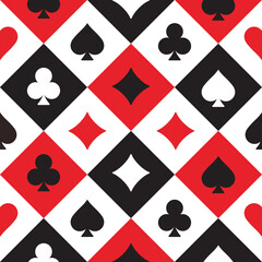Repeat Playing Card Suit