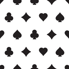Classic playing card suits