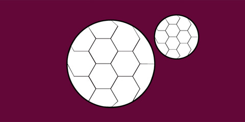 Obraz premium Vector of world cup 2026 background. Template of soccer background with light trail and 3d ball icon. world cup 2026.