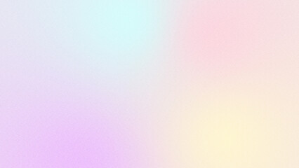 Dreamy Pastel Grainy Gradient Background in Purple Blue Yellow and Pink