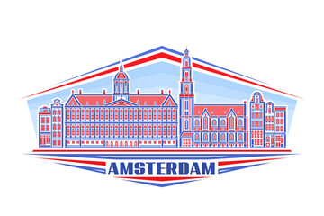 Vector illustration of Amsterdam