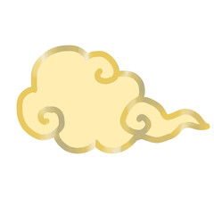 Golden Clouds in lunar new year 