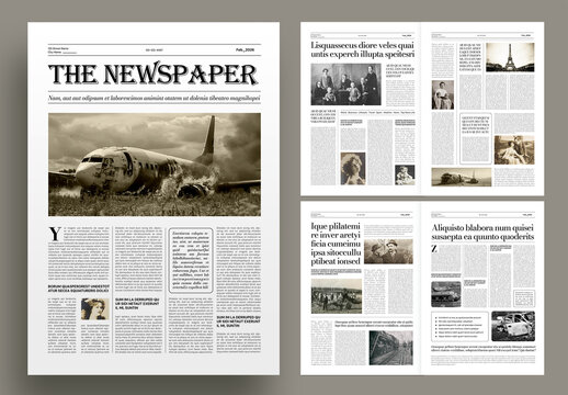 Classic News Paper Template