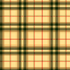Warm Toned Plaid Checkered Fabric Texture