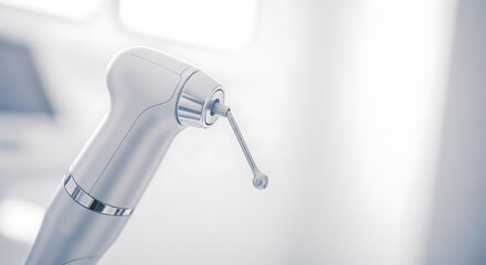 Close up of a dental tool in a bright white setting showcasing dental technology and equipment ai generated