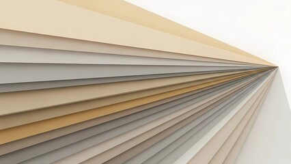 Horizontal Layer Flow with Clear Visual Depth