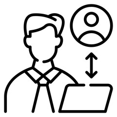 Mentorship Line Icon