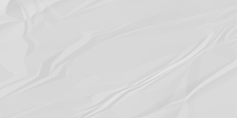 Obraz premium abstract white and gray parchment wrapping crumpled paper texture. creased page wrinkle retro rough distressed damage paper texture background.