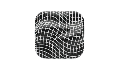 Warped Grid Sculpture