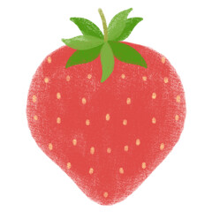 strawberry isolated on white