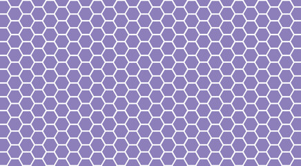 purple color honey hexagonal cells seamless texture. Mosaic or speaker fabric shape pattern. 