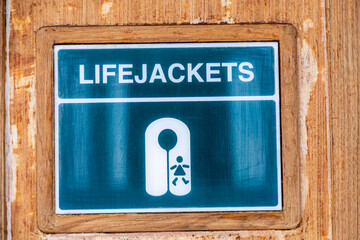 Child Lifejackets on a Cruise Ship